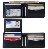 Alpine Swiss Connor Executive Bifold Wallet – Black