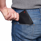 Alpine Swiss Mens Wallet for Men RFID Protected Leather Mens Wallet Spencer Bifold – Black