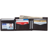 Alpine Swiss Mens Wallet for Men RFID Protected Leather Mens Wallet Spencer Bifold – Brown