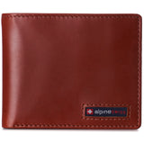 Alpine Swiss Mens Wallet for Men RFID Protected Leather Mens Wallet Spencer Bifold – Glossy Nappa Tan