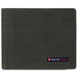 Alpine Swiss Wallet for Men Nolan Commuter Bifold Dual ID Windows for License Work – Nubuck Olive