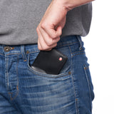 Alpine Swiss Delaney Slim Bifold Wallet – Smooth Finish Black