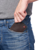 Alpine Swiss Delaney Slim Bifold Wallet – Smooth Finish Brown