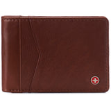Alpine Swiss Delaney Slim Bifold Wallet – Tan
