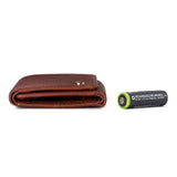 Alpine Swiss Men's Leon RFID Trifold Pocket Wallet – Tan