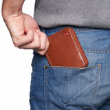 Alpine Swiss Logan Zipper Bifold Wallet – Tan
