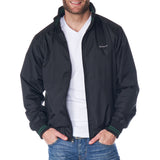 Alpine Swiss Mens Lightweight Bomber Jacket Casual Windbreaker Varsity Coat – Black Green