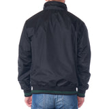 Alpine Swiss Mens Lightweight Bomber Jacket Casual Windbreaker Varsity Coat – Black Green