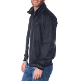Alpine Swiss Mens Lightweight Bomber Jacket Casual Windbreaker Varsity Coat – Black Gray