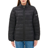 Alpine Swiss Amy Womens Puffer Jacket Insulated Water Resistant Lightweight Down – Black