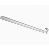 Alpine Swiss Metal Shoe Horn Long Handle 20” or 16” Shoe Helper Steel Shoehorn – Silver