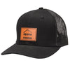 Alpine Swiss Mens Trucker Hat Snapback Mesh Back Cap Adjustable Baseball Cap – Black