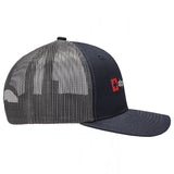 Alpine Swiss Mens Trucker Hat Snapback Mesh Back Cap Adjustable Baseball Cap – Embroidered Navy