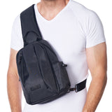 Alpine Swiss Sling Bag Crossbody Backpack Chest Pack Casual Day Bag Shoulder Bag – Black