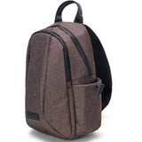 Alpine Swiss Sling Bag Crossbody Backpack Chest Pack Casual Day Bag Shoulder Bag – Brown