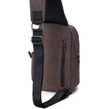 Alpine Swiss Sling Bag Crossbody Backpack Chest Pack Casual Day Bag Shoulder Bag – Brown
