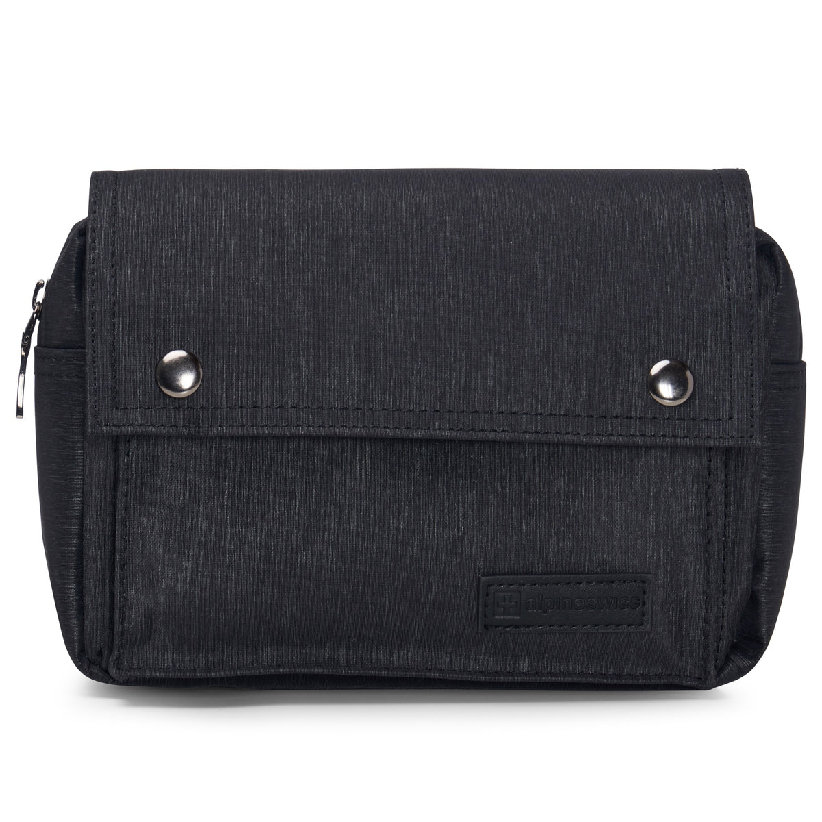 Alpine Swiss Fanny Pack Waist Bag Adjustable Belt Strap Crossbody Sling Bum Bag – Black