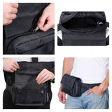 Alpine Swiss Fanny Pack Waist Bag Adjustable Belt Strap Crossbody Sling Bum Bag – Black
