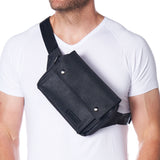 Alpine Swiss Fanny Pack Waist Bag Adjustable Belt Strap Crossbody Sling Bum Bag – Black