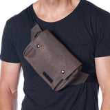 Alpine Swiss Fanny Pack Waist Bag Adjustable Belt Strap Crossbody Sling Bum Bag – Brown