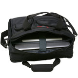 Alpine Swiss Conrad Messenger Bag 15.6 Inch Laptop Briefcase with Tablet Sleeve – Black