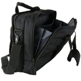 Alpine Swiss Conrad Messenger Bag 15.6 Inch Laptop Briefcase with Tablet Sleeve – Black