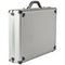 Alpine Swiss Executive Aluminum Briefcase Padded Laptop Briefcase For Men Hard Shell – Silver