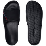 Alpine Swiss Athletic Slides For Men Flip Flop Sandals House Shoes Slippers For Men – Black