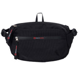 Alpine Swiss Fanny Pack Adjustable Waist Bag Sling Crossbody Chest Pack Bum Bag – Black