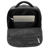 Alpine Swiss 13” Laptop Travel Backpack Genuine Leather Slim Carry On Daypack – Black