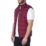 Alpine Swiss Mens Lightweight Down Alternative Puffer Vest Sleeveless Jacket – Red
