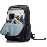 Alpine Swiss 16” Laptop Backpack Slim Travel Computer Bag Business Daypack – Black