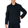 Alpine Swiss Grant Mens Jacket 28" James Dean Style Bomber with Zippered Pockets – Black