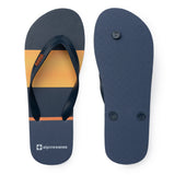 Alpine Swiss Men's Flip Flops – Orange Stripes