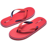 Alpine Swiss Men's Flip Flops – Red