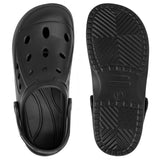 Alpine Swiss Mens Clogs Lightweight Slip On Water Sandals Comfort Garden Shoes – Black