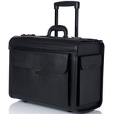 Alpine Swiss 17" Laptop Rolling Briefcase Wheels Attache Lawyers Case – Black
