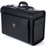 Alpine Swiss 17" Laptop Rolling Briefcase Wheels Attache Lawyers Case – Black