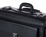Alpine Swiss 17" Laptop Rolling Briefcase Wheels Attache Lawyers Case – Black