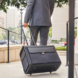 Alpine Swiss 17" Laptop Rolling Briefcase Wheels Attache Lawyers Case – Black