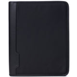 Alpine Swiss Zippered Writing Pad Business Organizer Portfolio with Tablet Sleeve – Black