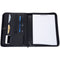 Alpine Swiss Zippered Writing Pad Business Organizer Portfolio with Tablet Sleeve – Black