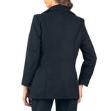 Alpine Swiss Emma Womens Peacoat Jacket Wool Blazer Double Breasted Overcoat – Black