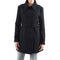 Alpine Swiss Keira Womens Trench Coat Double Breasted Wool Jacket Belted Blazer – Black
