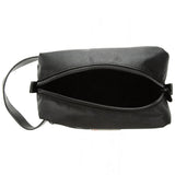 Alpine Swiss Hudson Shaving Kit Dopp Kit Overnight Toiletry Bag Travel Case New – Black