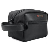Alpine Swiss Hudson Shaving Kit Dopp Kit Overnight Toiletry Bag Travel Case New – Black