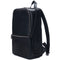 Alpine Swiss Mens Leather Laptop Backpack Travel Daypack Computer Bag Rucksack – Black