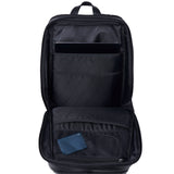 Alpine Swiss Mens Leather Laptop Backpack Travel Daypack Computer Bag Rucksack – Black