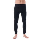 Alpine Swiss Mens Thermal Underwear Bottoms Waffle Long Johns Base Layer Pant – Black