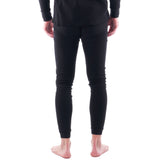 Alpine Swiss Mens Thermal Underwear Bottoms Waffle Long Johns Base Layer Pant – Black